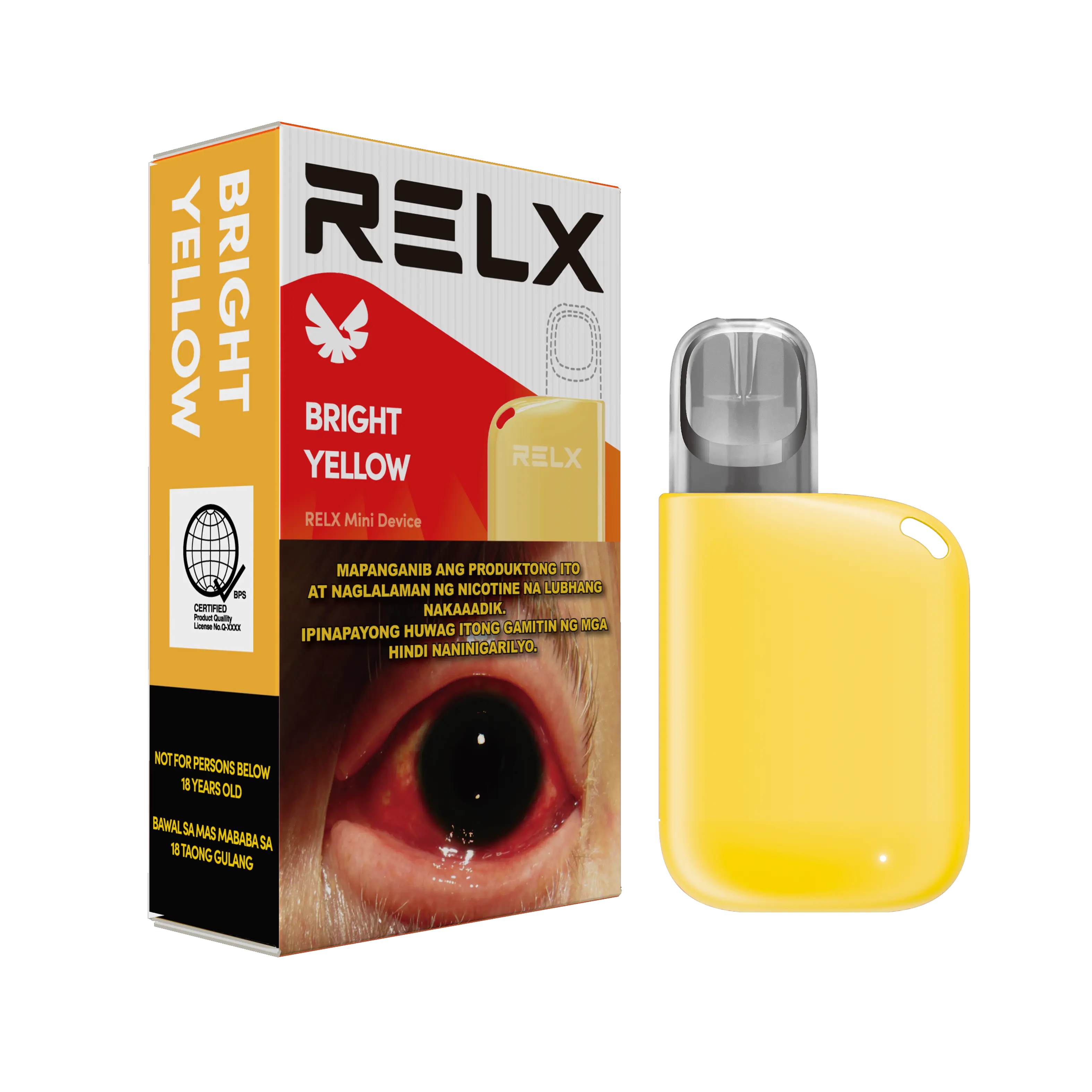RELX Mini - Bright Yellow (Device, 10pc)