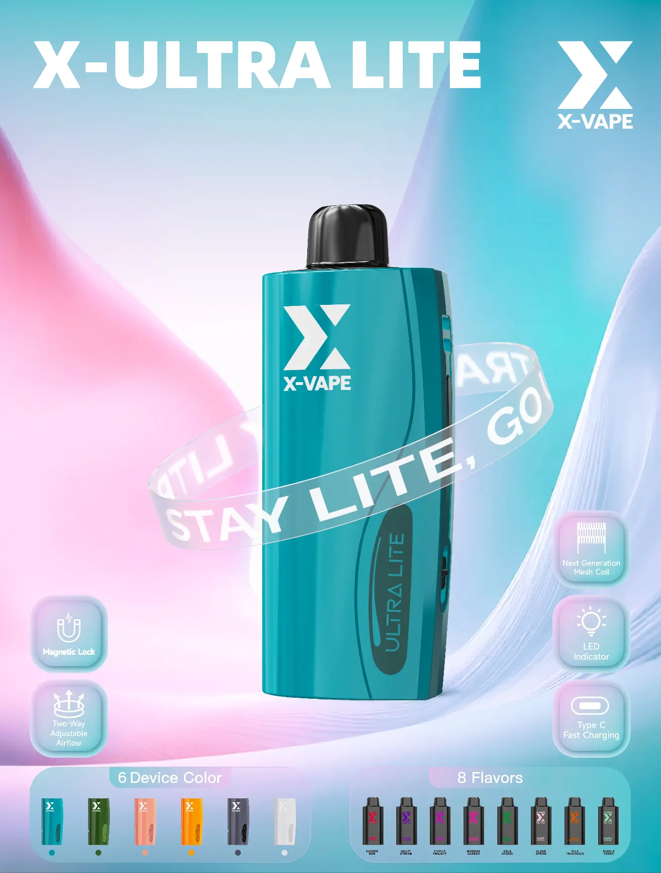 X-Ultra Lite (Pine Stone Green, 10pc) - LIMITED EDITION