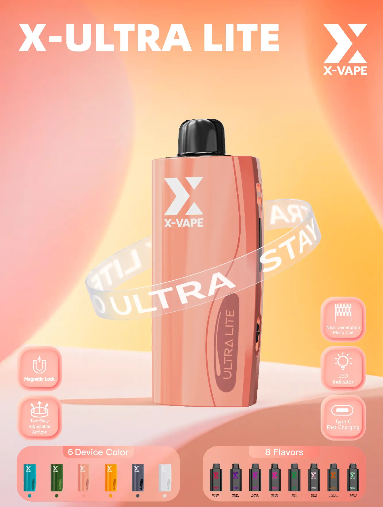 X-Ultra Lite (Sakura Pink, 10pc) - LIMITED EDITION